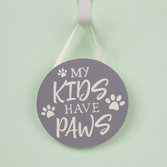 My Kids have Paws Decor