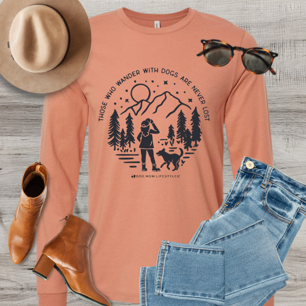 Those Who Wander with Dogs Are Never Lost – Limited Edition Long Sleeve Tee