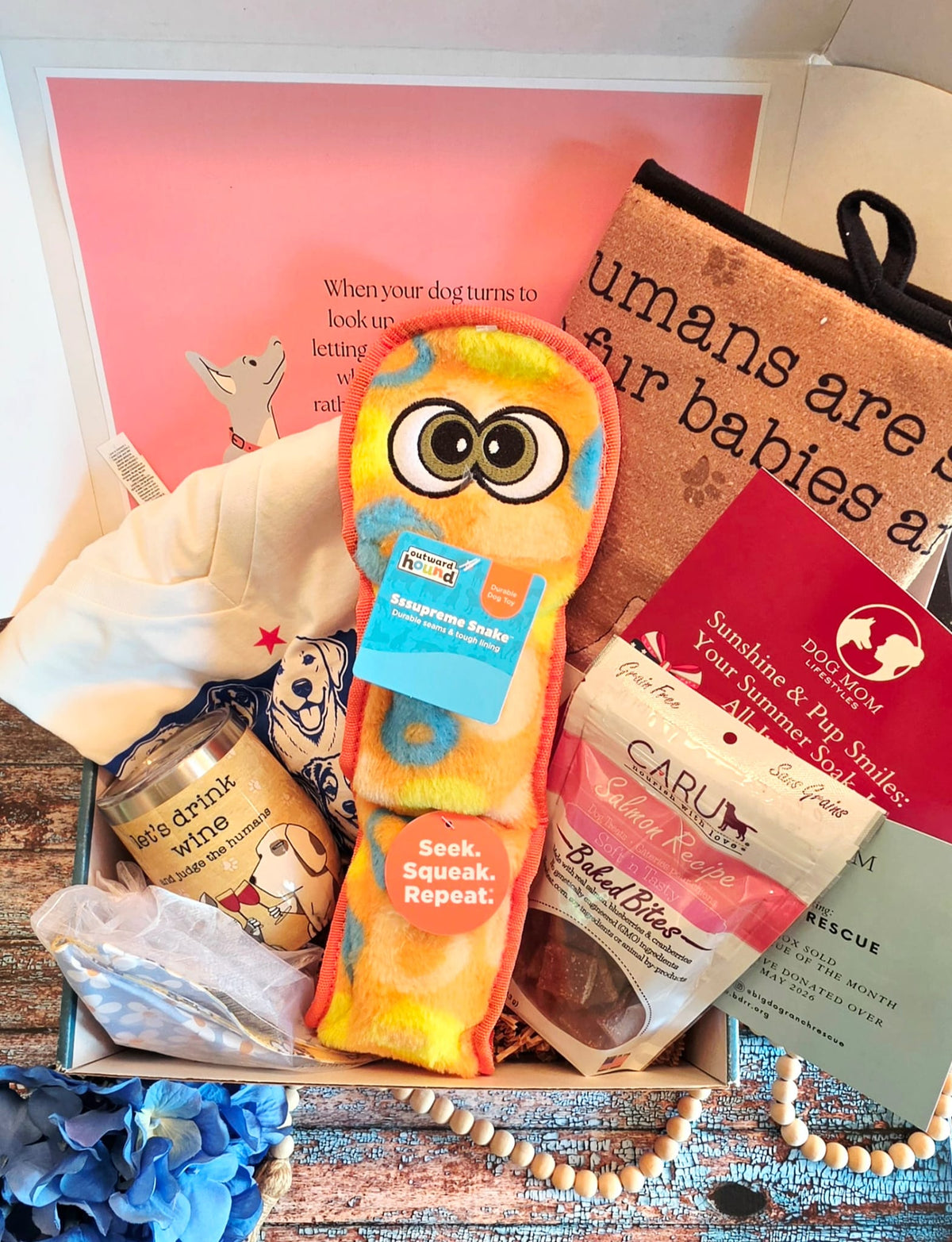 July Dog Mom Box Reveal: Sunshine & Pup Smiles, Your Summer Soak-It-All-In Box