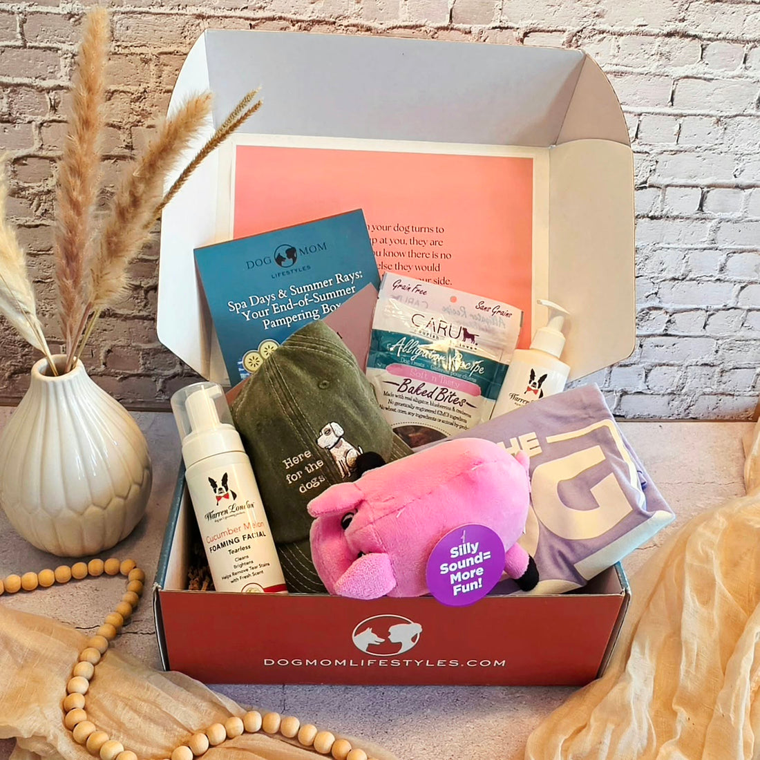 August Dog Mom Box Reveal: Spa Days & Summer Rays, Your End-of-Summer Pampering Box