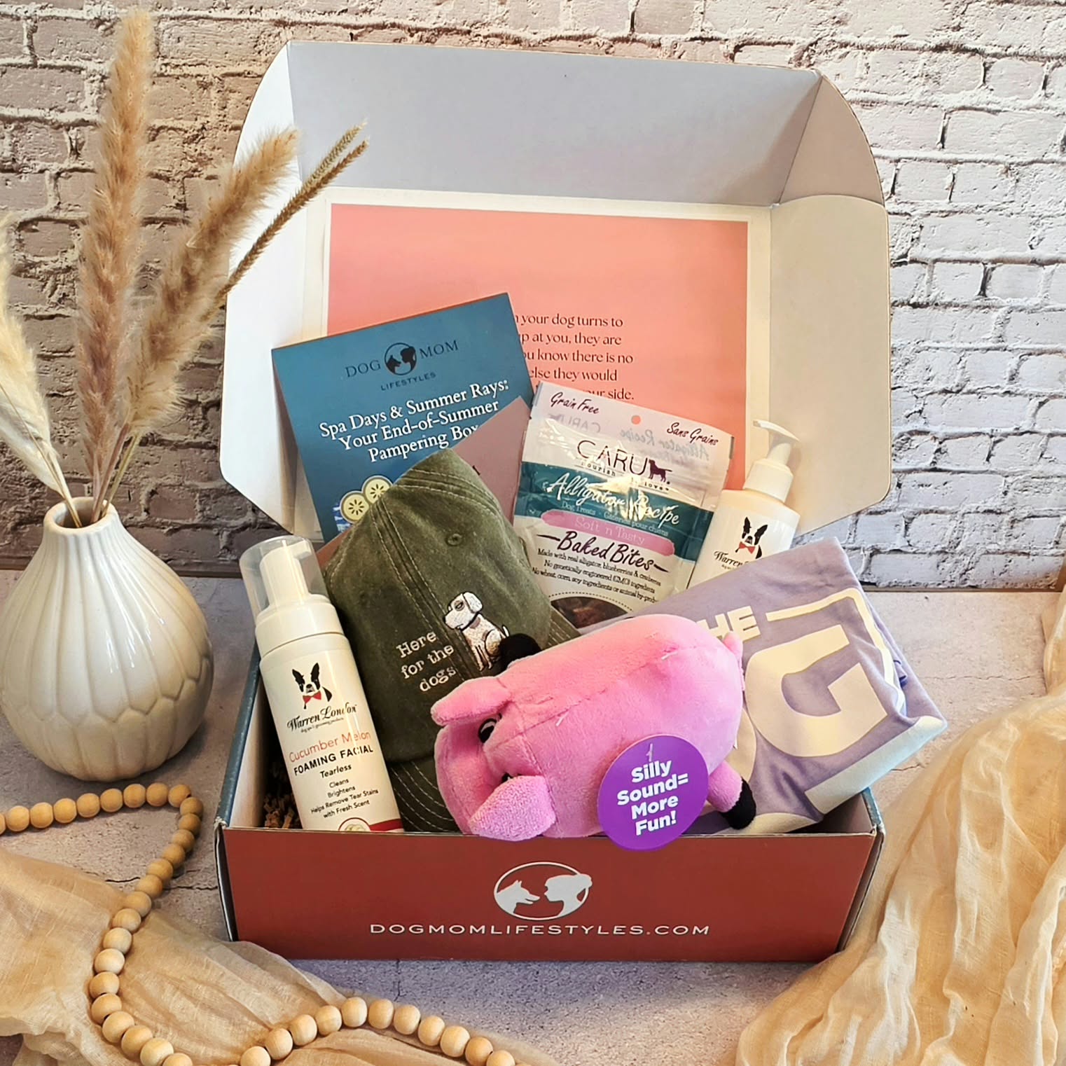 August Dog Mom Box Reveal: Spa Days & Summer Rays, Your End-of-Summer Pampering Box