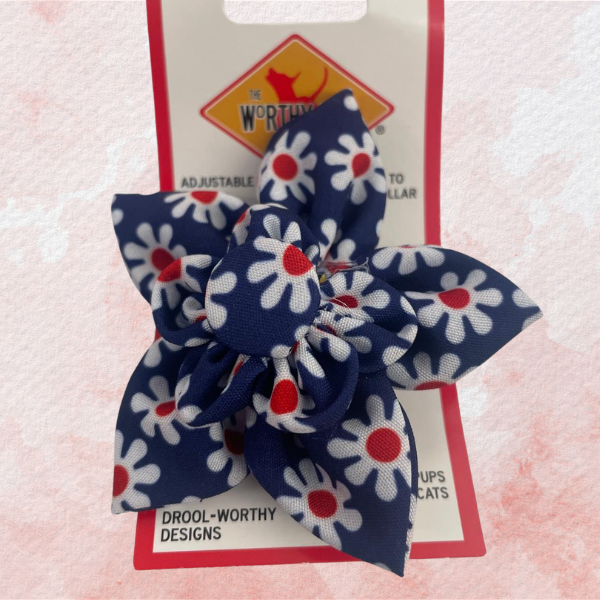 Dog Collar Flower Accessory