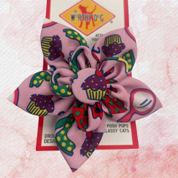 Dog Collar Flower Accessory