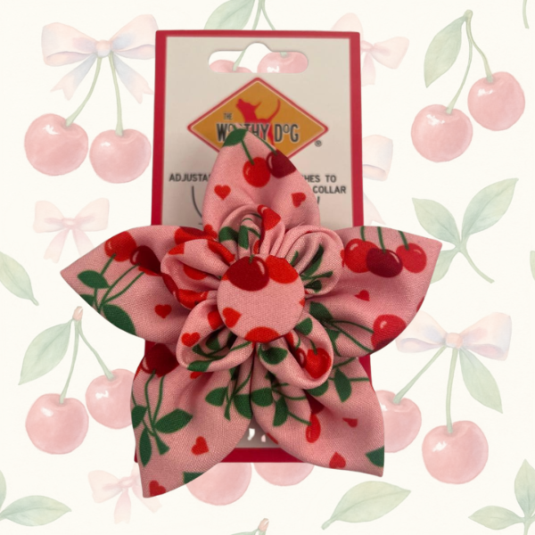 Dog Collar Flower Accessory