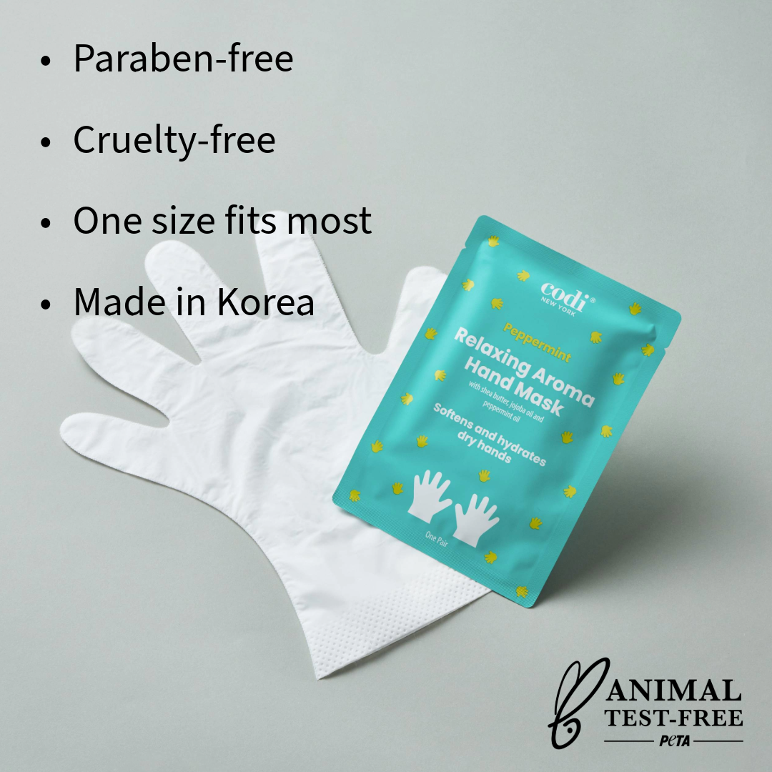 Hand Moisturizing Mask Gloves - Peppermint