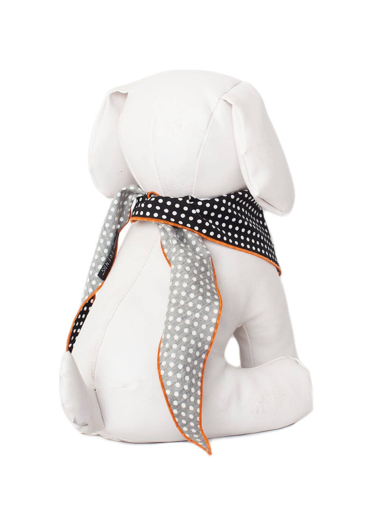 Pumpkins Polkadot Dog Bandana Halloween: Large Dog