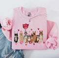 Love Your Dogs Sweatshirt - Pink