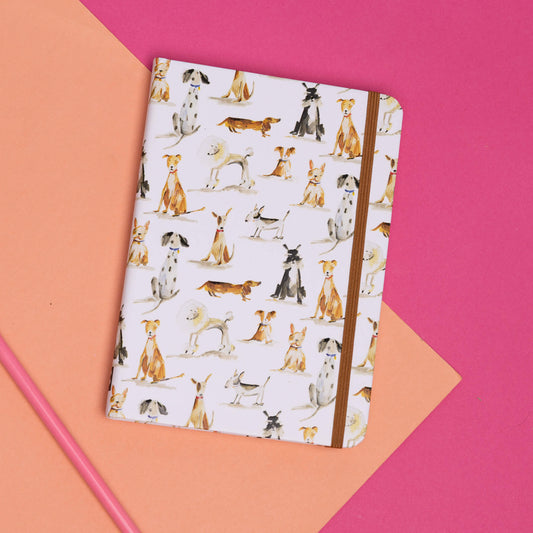 Dog Lovers Illustrated Notebook