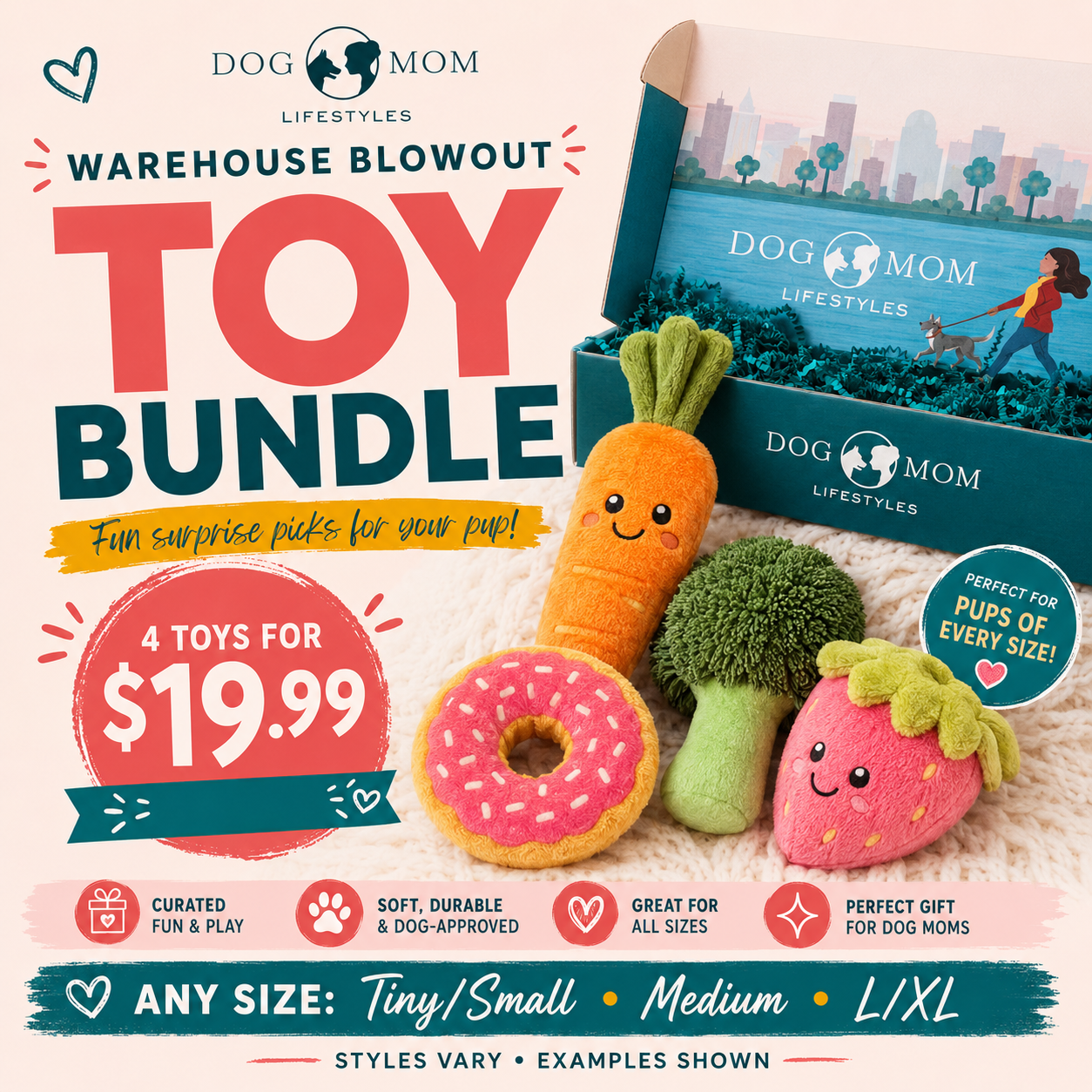 Bundle of 4 Toys - Warehouse BLOWOUT