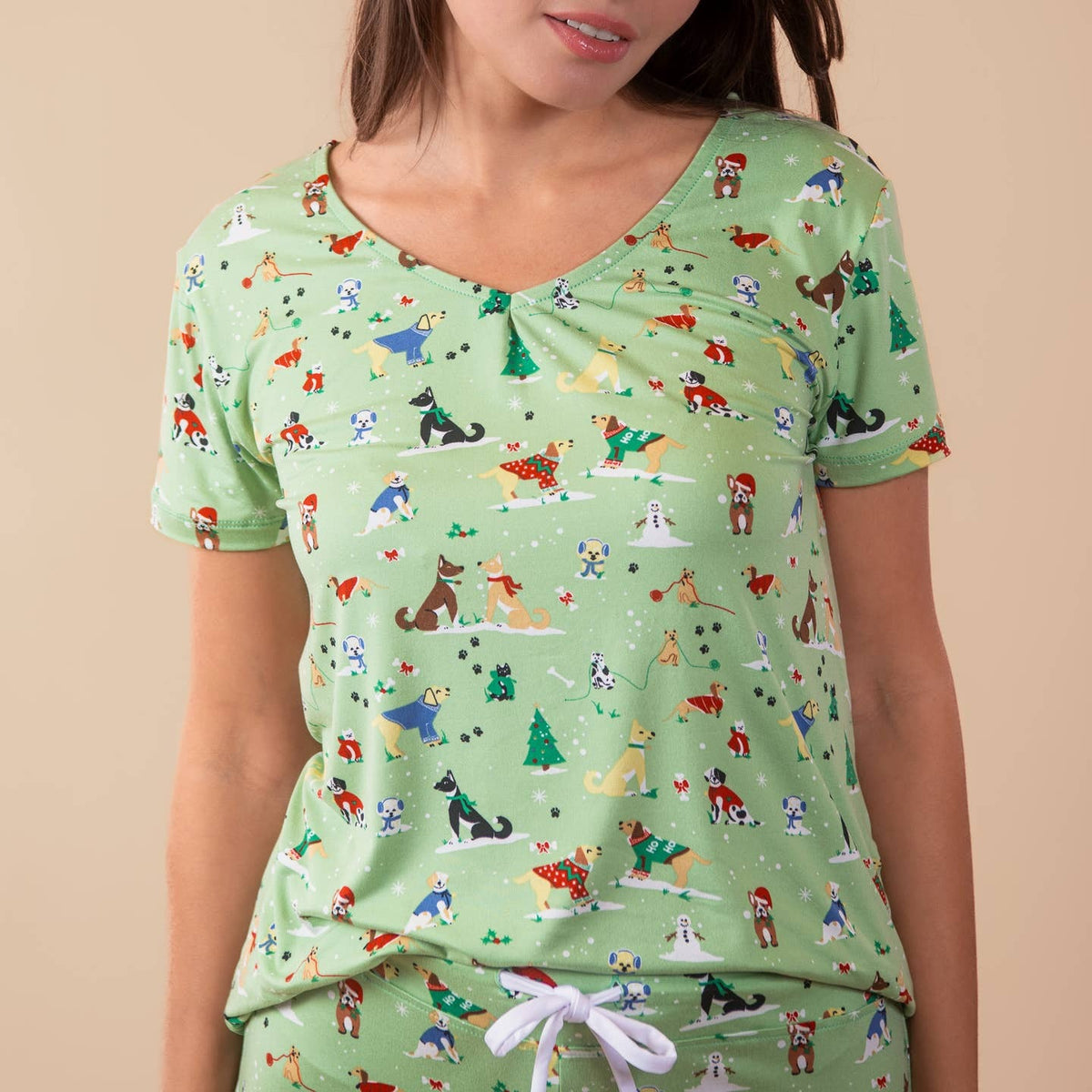Winter Dog Mom PJ Set (Presale)