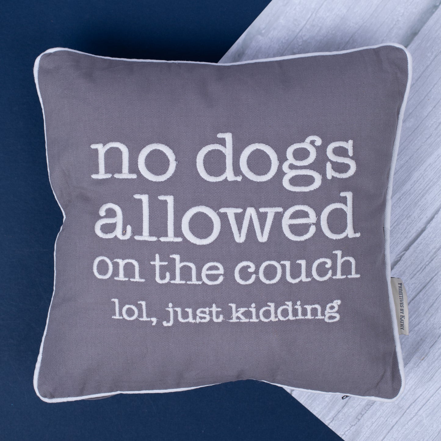 No Dogs Allowed Pillow
