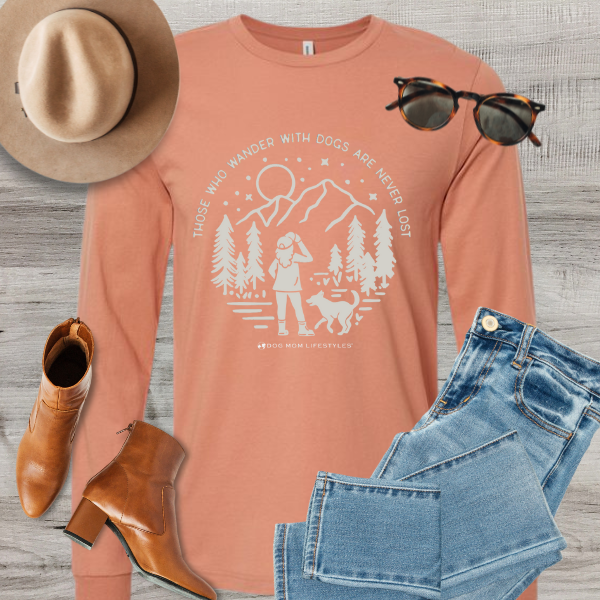 Those Who Wander with Dogs Are Never Lost – Limited Edition Long Sleeve Tee