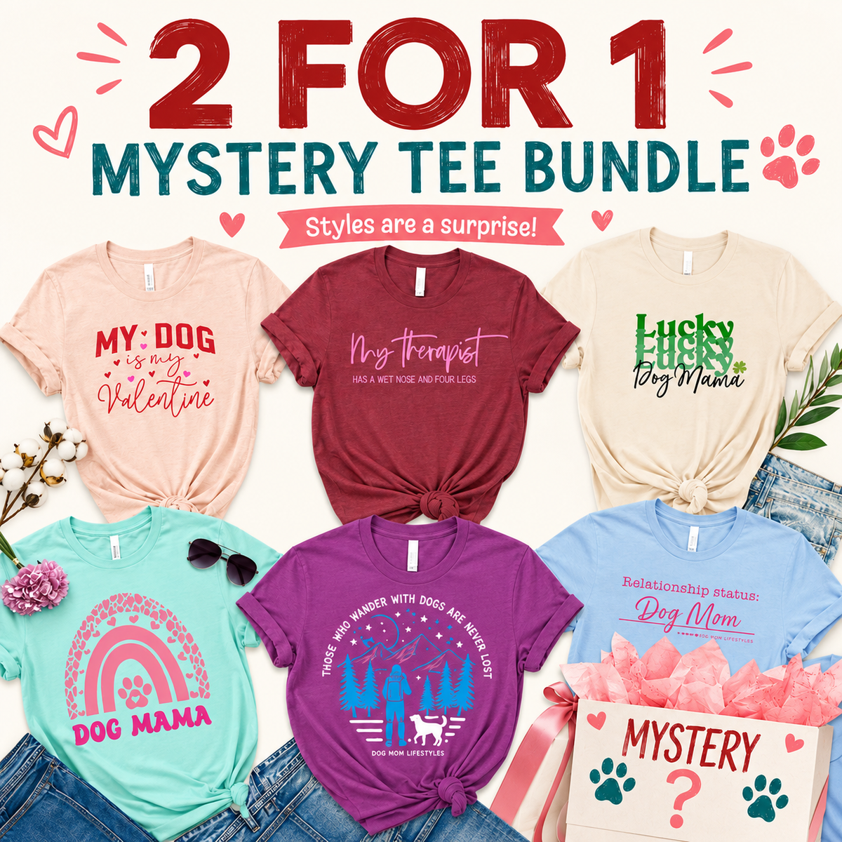 Mystery Tees 2 for 1