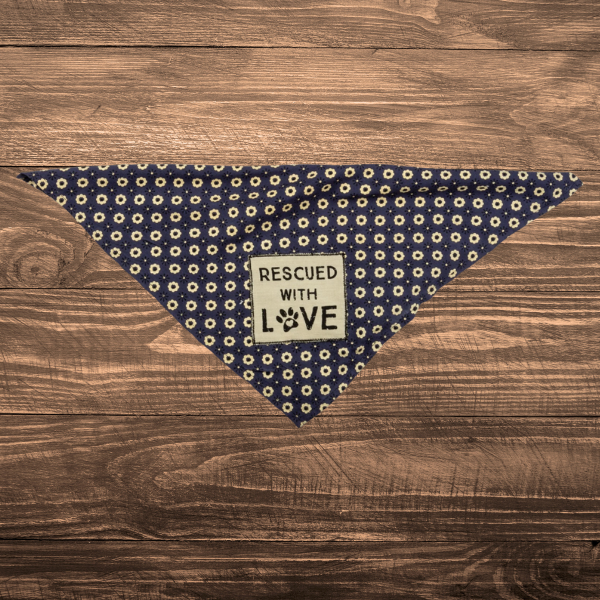 Rescued with Love Dog Bandana