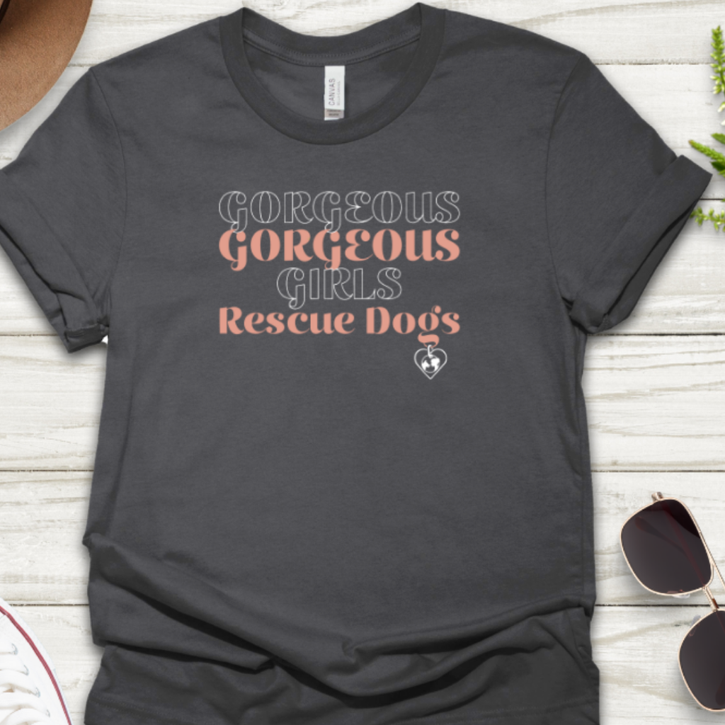 Rescue  Dogs T-Shirt- SALE-- SMALL/MEDIUM LEFT